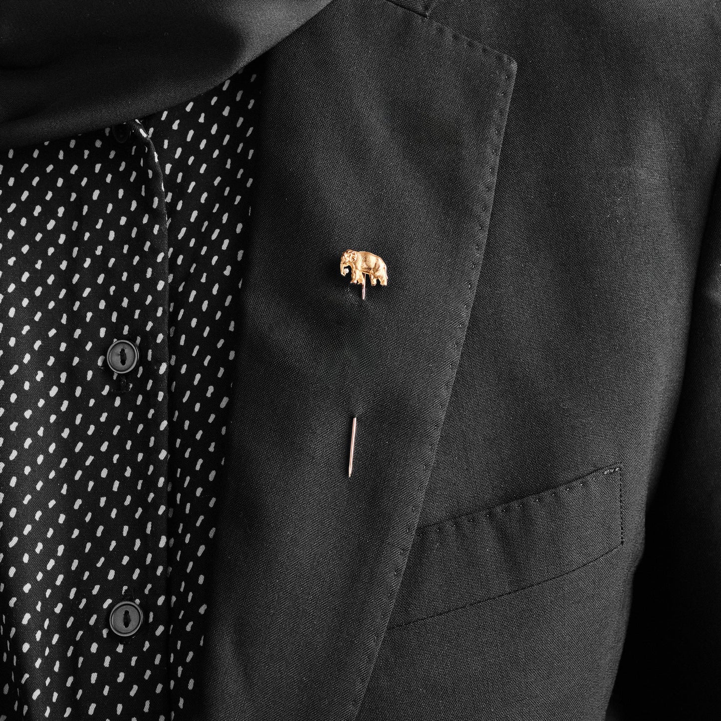 Antique Elephant Stick Pin