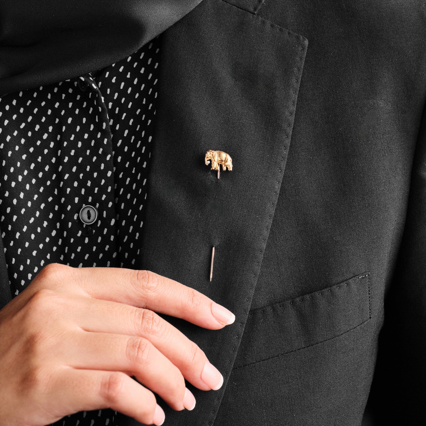 Antique Elephant Stick Pin