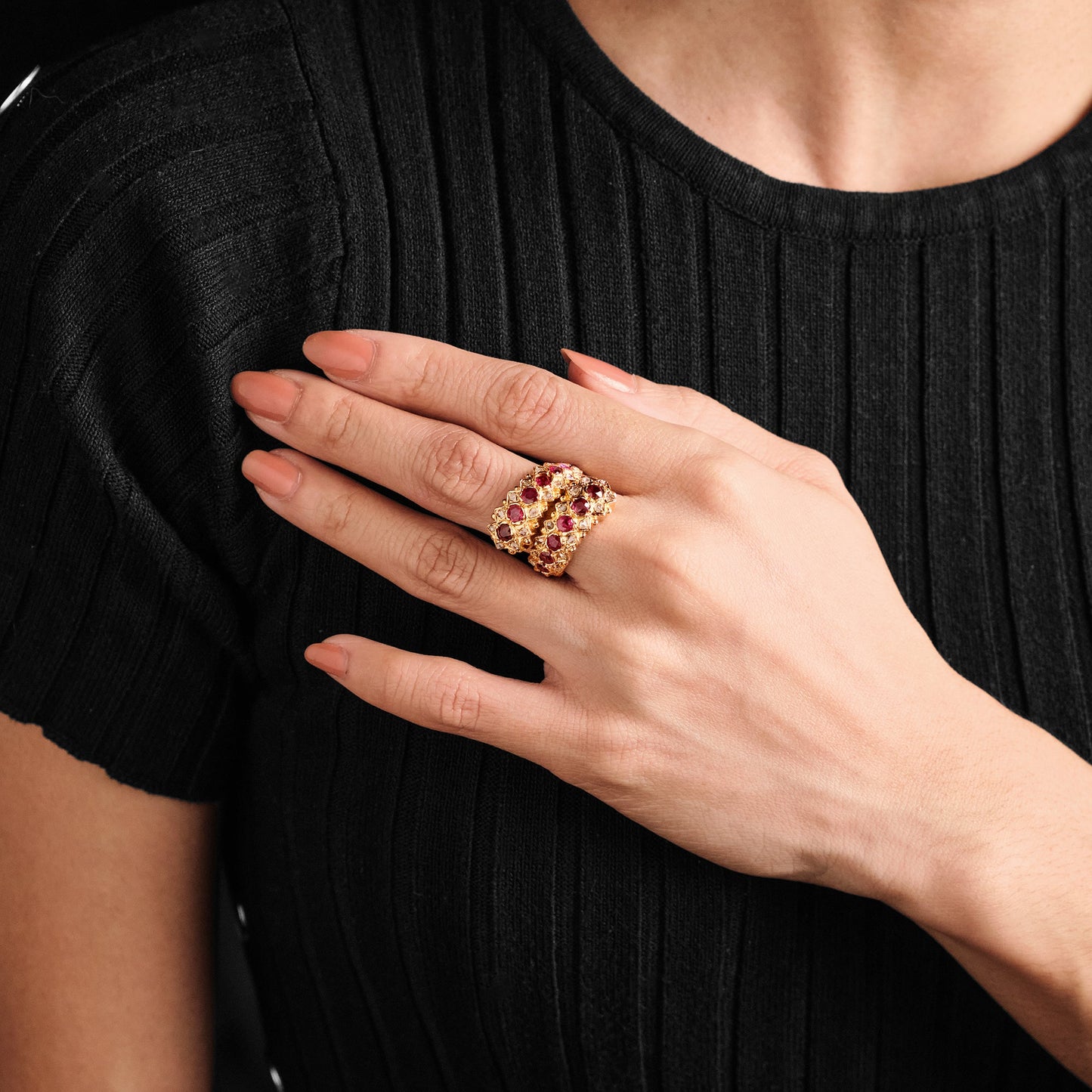 Ilias Lalaounis Ruby Snake Ring