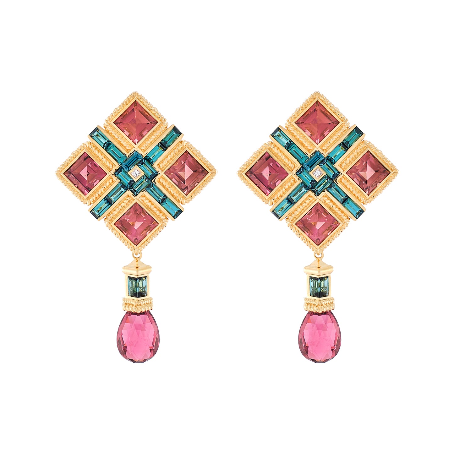 Bakhache Coloured Stones Earrings