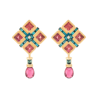 Bakhache Coloured Stones Earrings