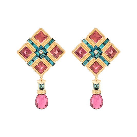 Bakhache Coloured Stones Earrings