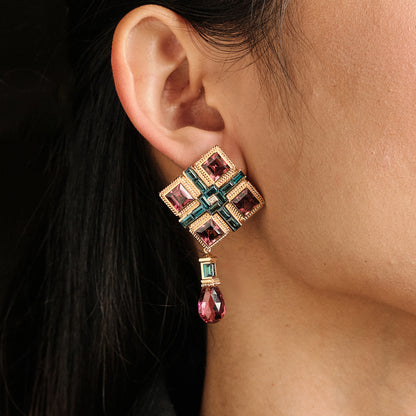 Bakhache Coloured Stones Earrings