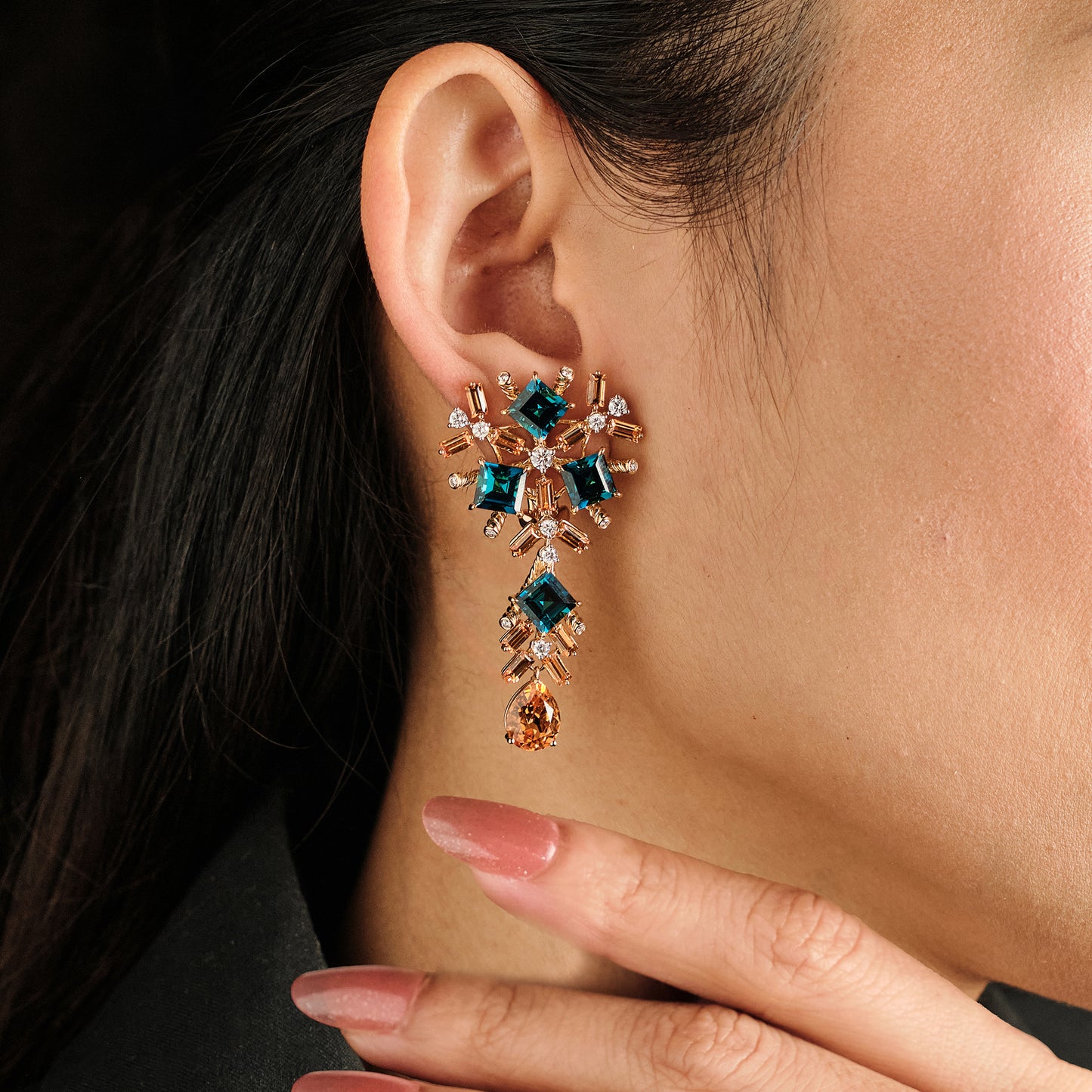 Bakhache Coloured Stones Earrings