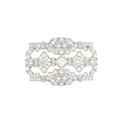 Art Deco Diamond Brooch