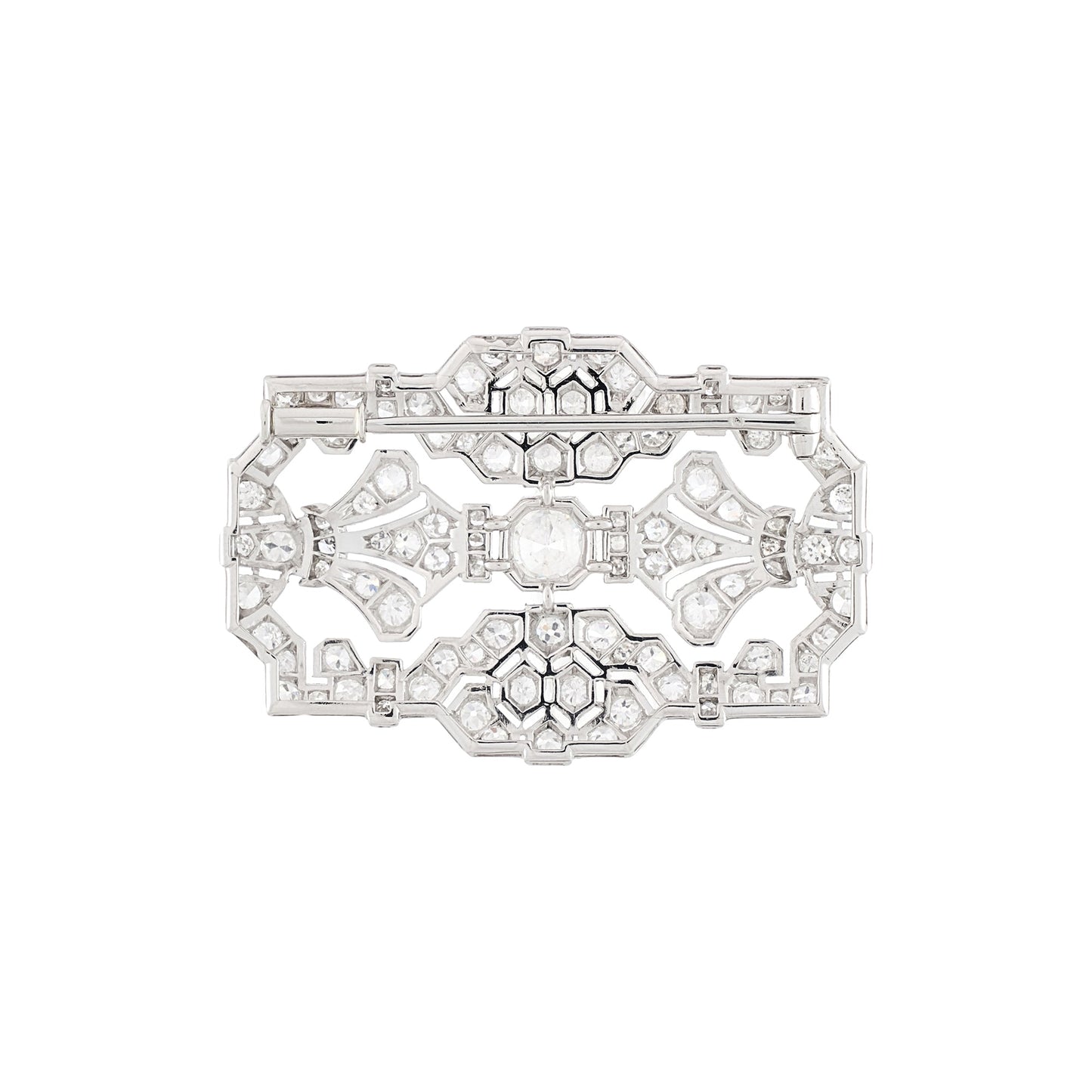 Art Deco Diamond Brooch