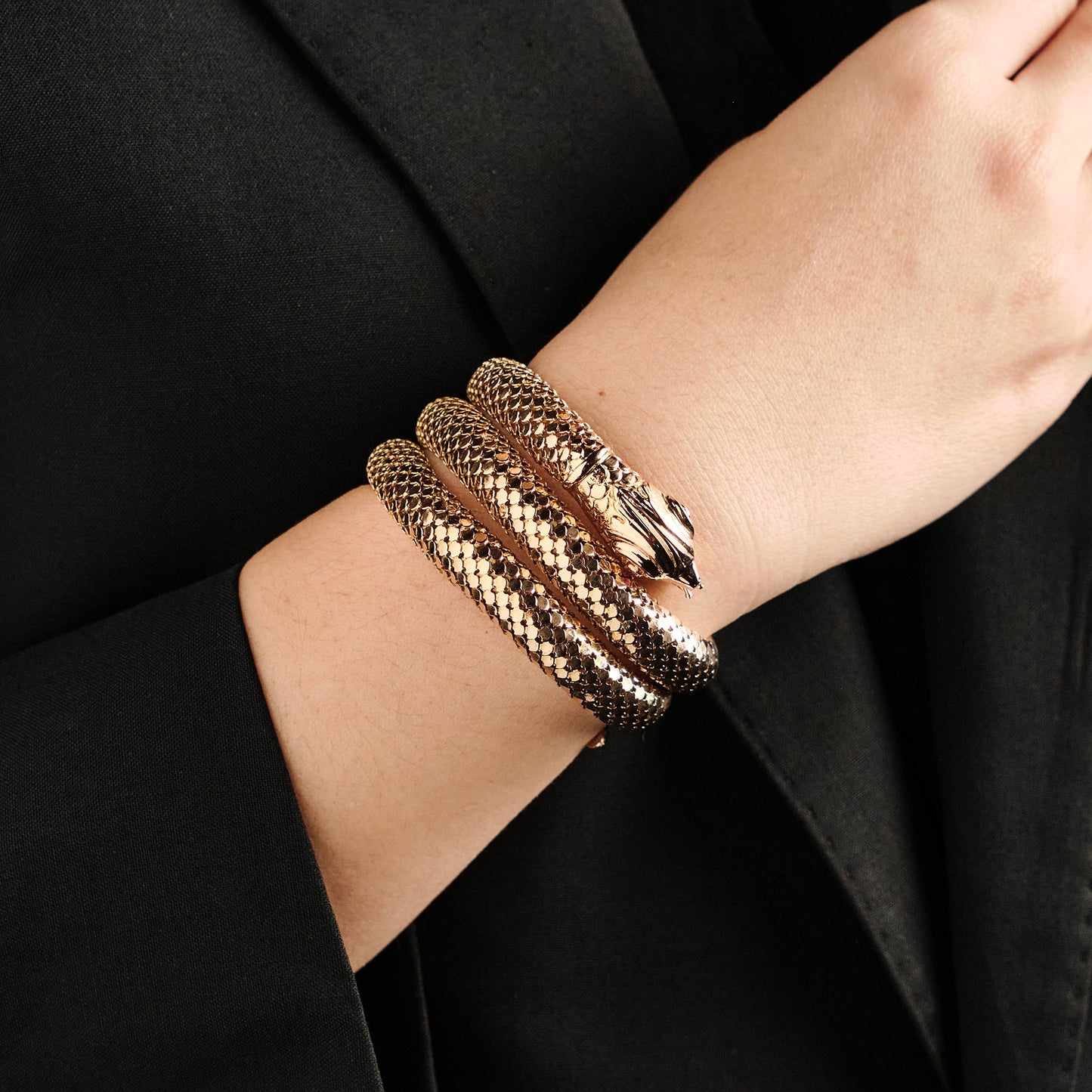 Italian Vintage Snake Bracelet