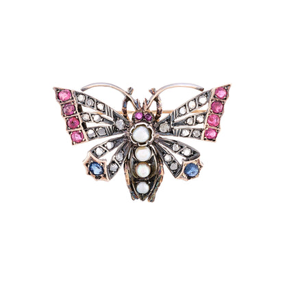 Antique Butterfly Brooch