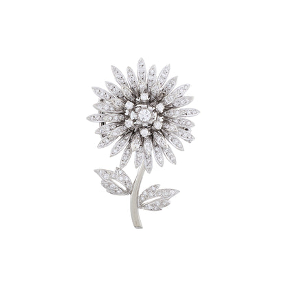 Vintage Transformable Flower Brooch