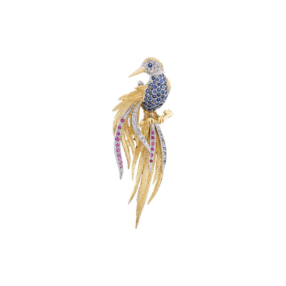 Vintage Bird of Paradise Brooch