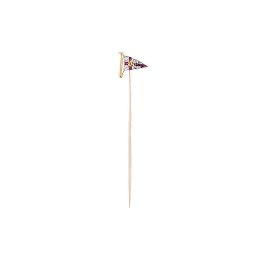 Antique Royal Yacht Squadron Flag Stick Pin