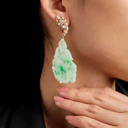 Peter Lindeman Jadeite Earrings