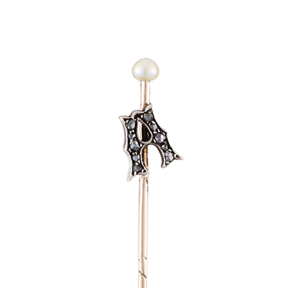 Antique 'A' Stick Pin