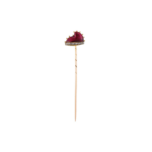 Antique Enamel Stick Pin