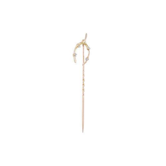 Antique Wishbone Stick Pin