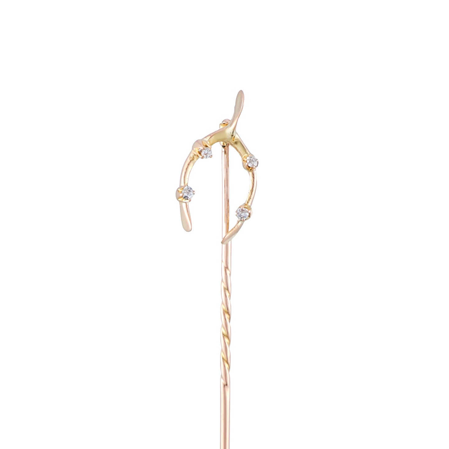 Antique Wishbone Stick Pin
