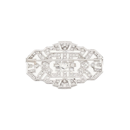 Art Deco Diamond Brooch