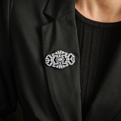 Art Deco Diamond Brooch