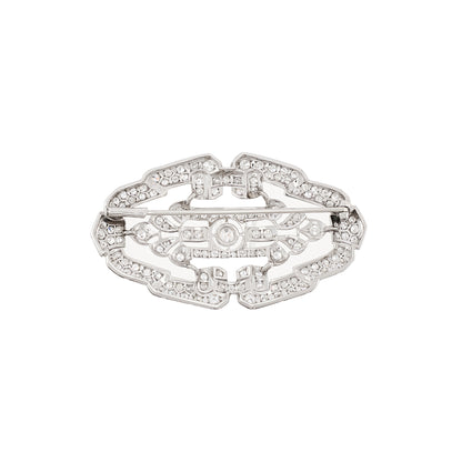 Art Deco Diamond Brooch