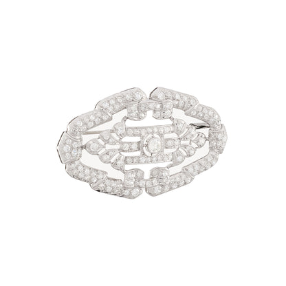 Art Deco Diamond Brooch