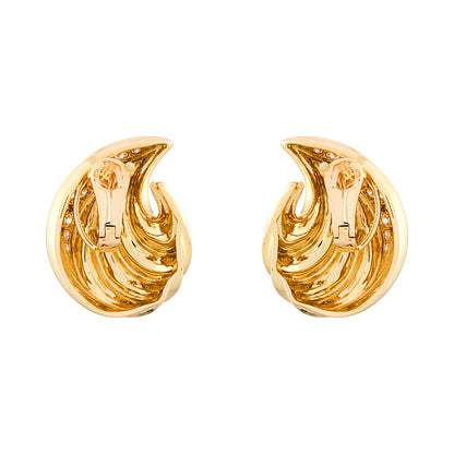 Vintage French Swirl Earrings