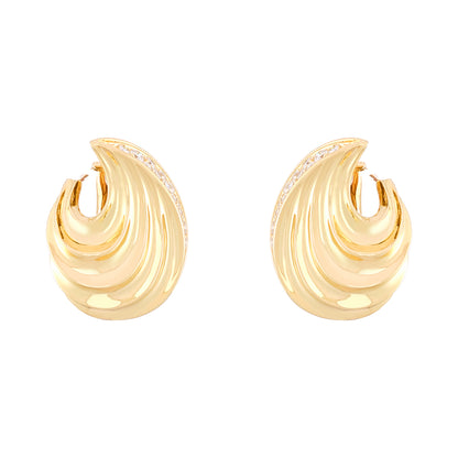 Vintage French Swirl Earrings