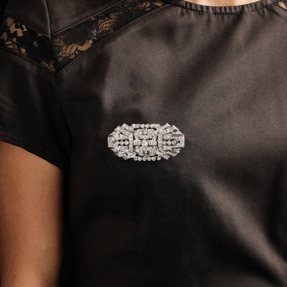 Art Deco Diamond Brooch