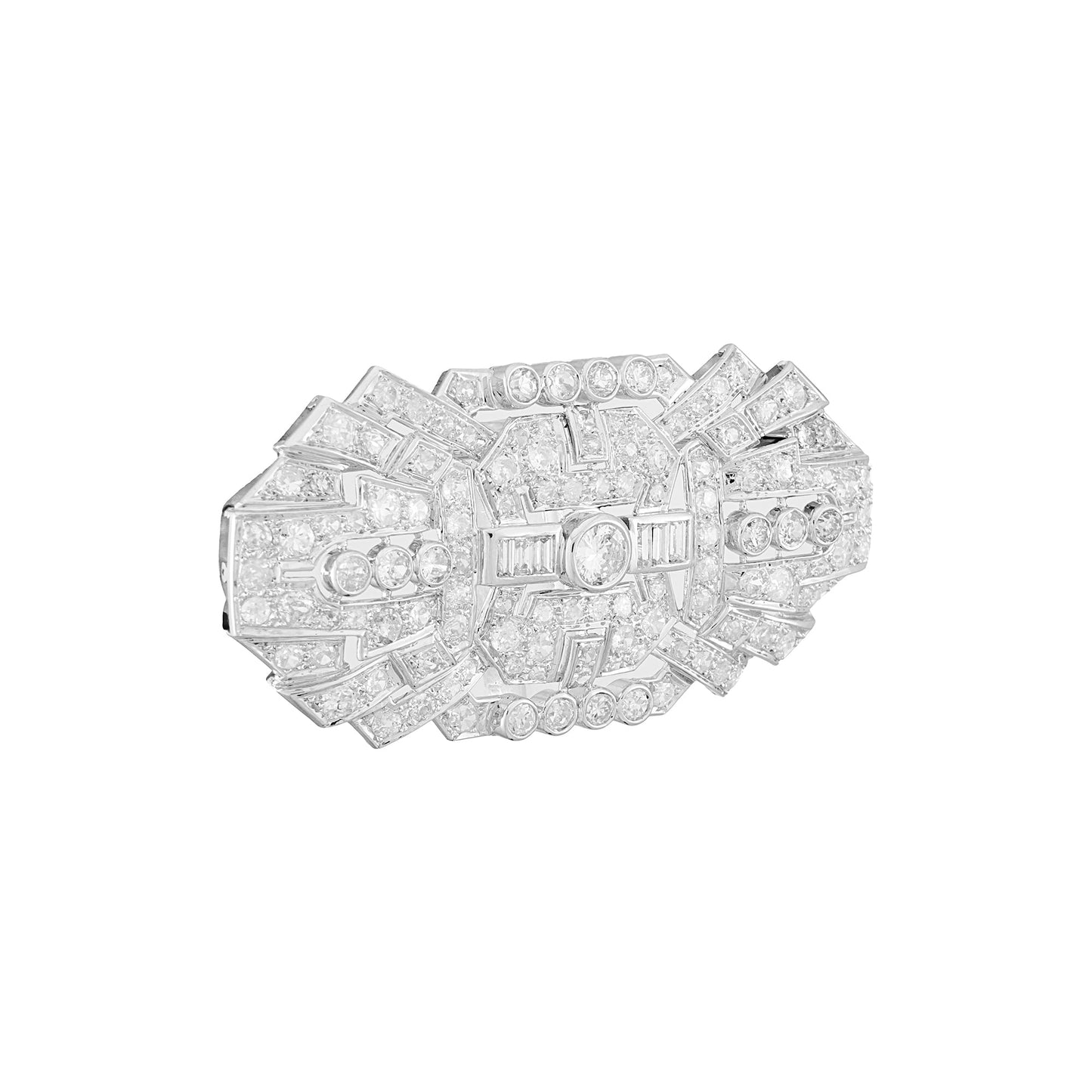 Art Deco Diamond Brooch