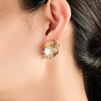 Vintage Pearl Earrings