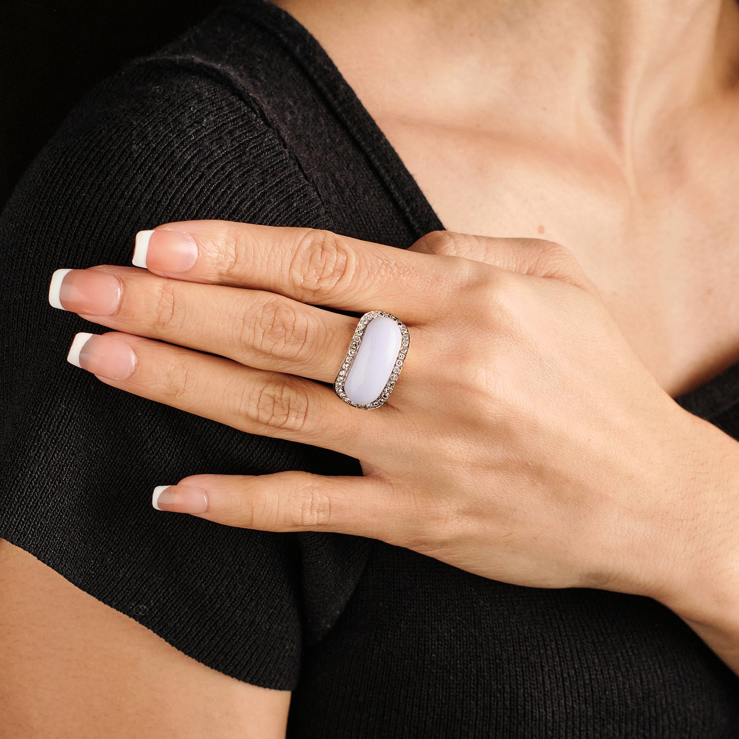 Harry Fireside Lavender Jade Ring