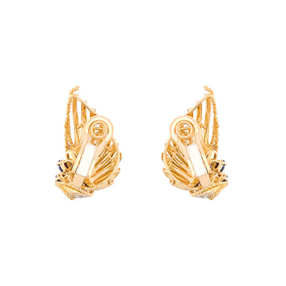 Vintage "Volutes" Earrings