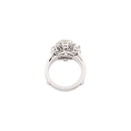 Vintage Jacket Diamond Ring