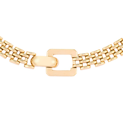 Vintage Italian Brick Link Necklace