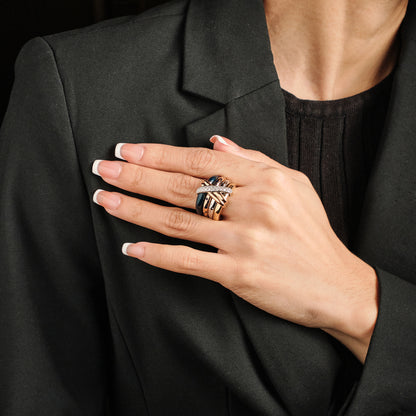 La Nouvelle Bague Quadruple Band Ring