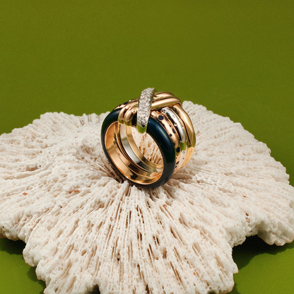 La Nouvelle Bague Quadruple Band Ring