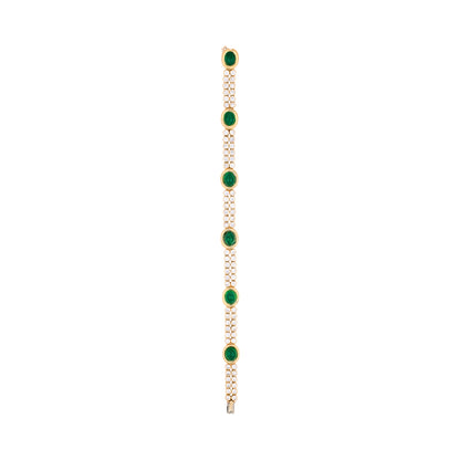 Vintage Emerald Bracelet