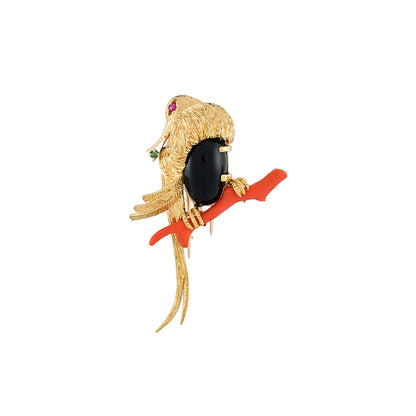 Vintage Bird Brooch