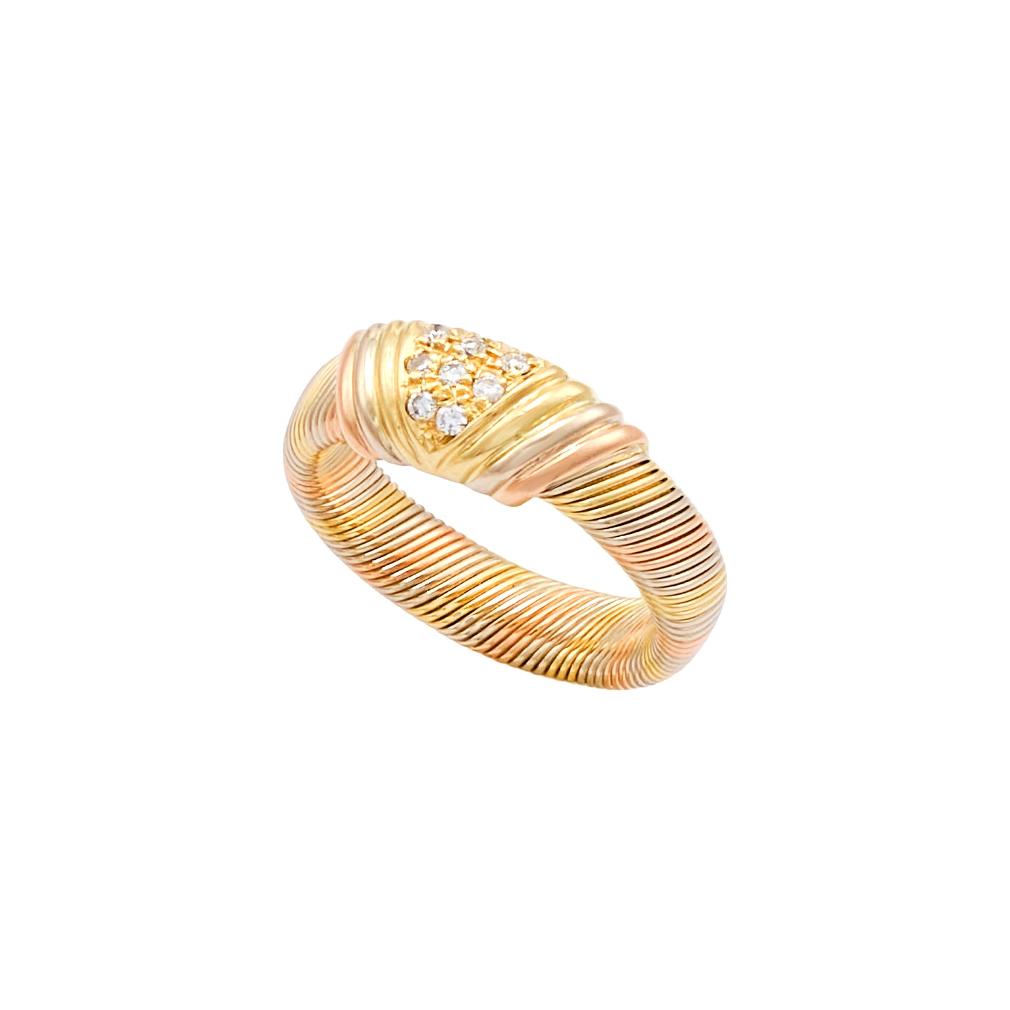 Cartier Three Tone Ring