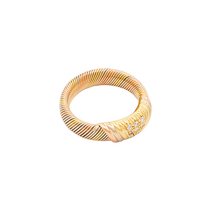 Cartier Three Tone Ring