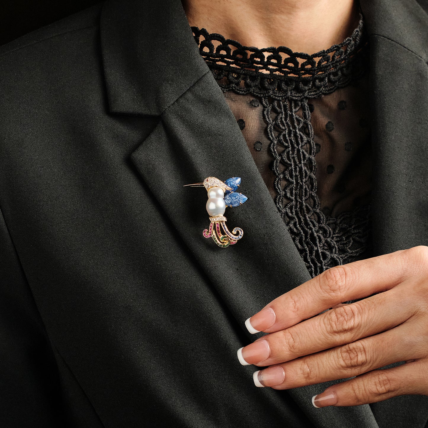 Vintage "Hummingbird" Brooch