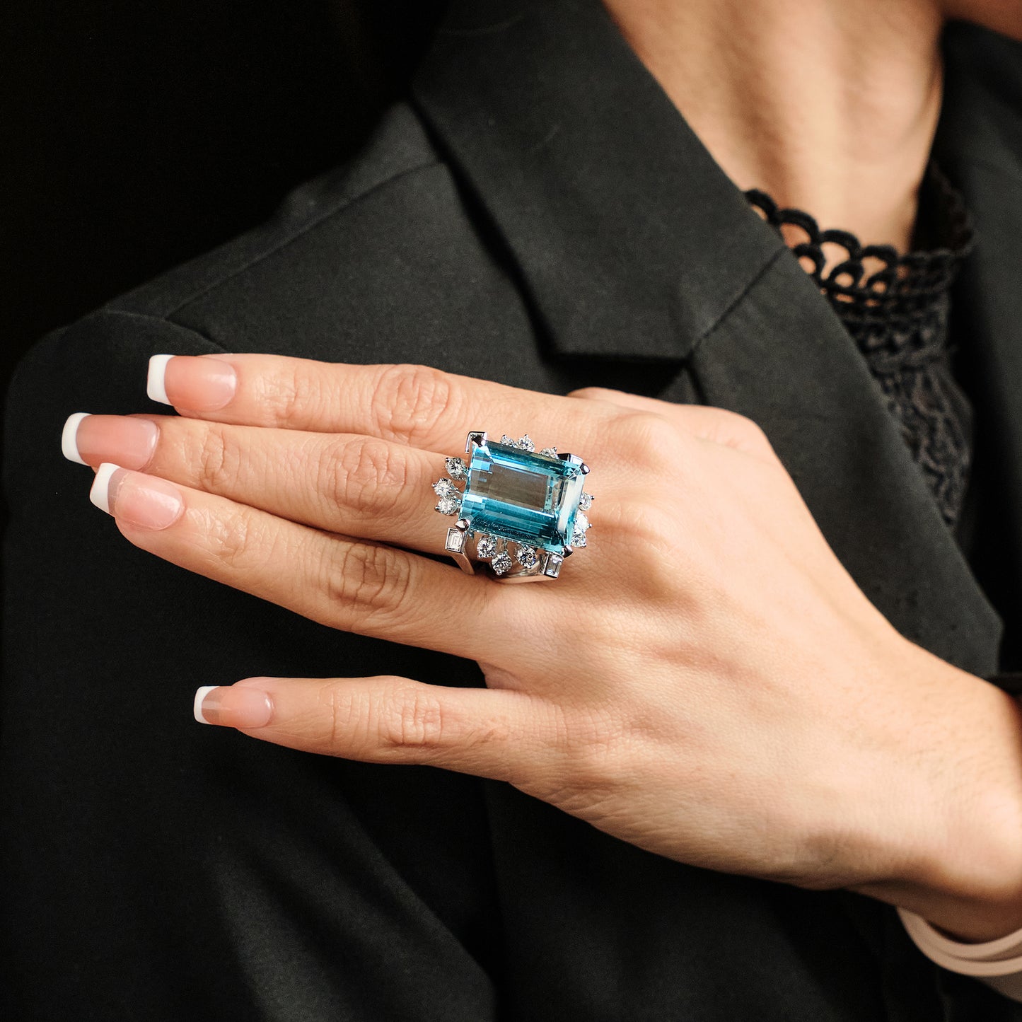 Kutchinsky Aquamarine Ring