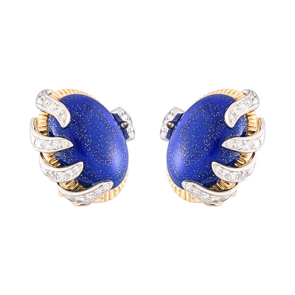 Andre Vassort Lapis Lazuli Earrings