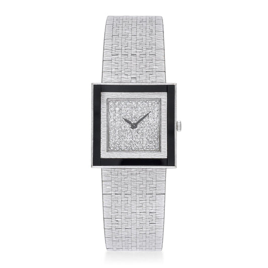 Piaget Onyx and Diamond Watch