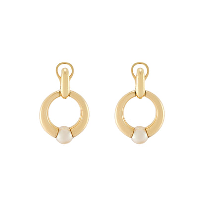 Cartier Pearl Ear Pendants
