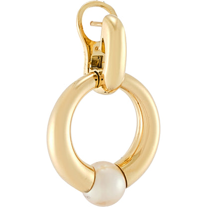 Cartier Pearl Ear Pendants