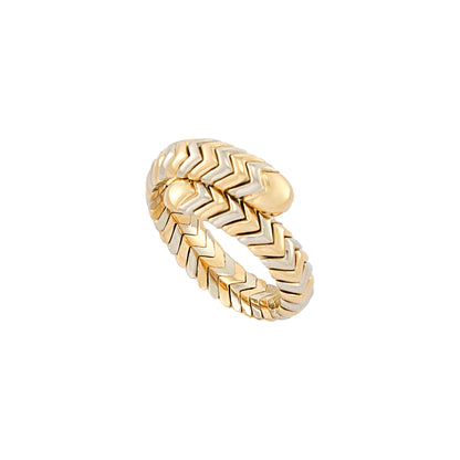 Bvlgari 'Spiga' Gold Ring