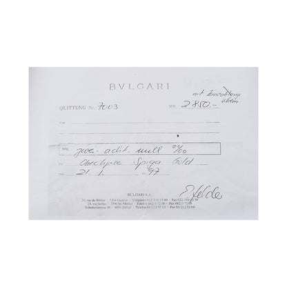 Bvlgari 'Spiga' Gold Ring