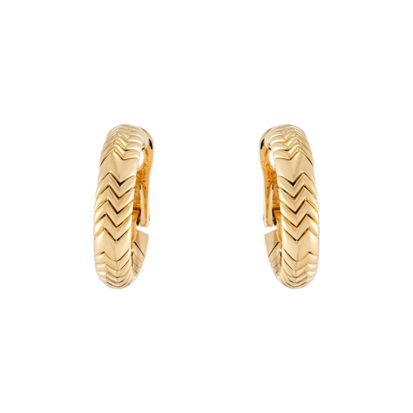 Bvlgari 'Spiga' Gold Earrings