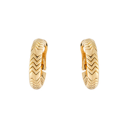 Bvlgari 'Spiga' Gold Earrings