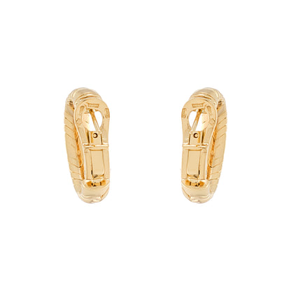 Bvlgari 'Spiga' Gold Earrings
